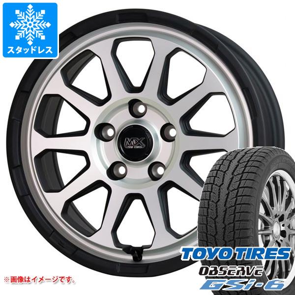 【タイヤ交換対象】アウトランダー GF/GG系用 スタッドレス トーヨー オブザーブ GSi-6 225/65R17 102Q マッドクロスレンジャー タイヤホイール4本セット|タイヤ1番