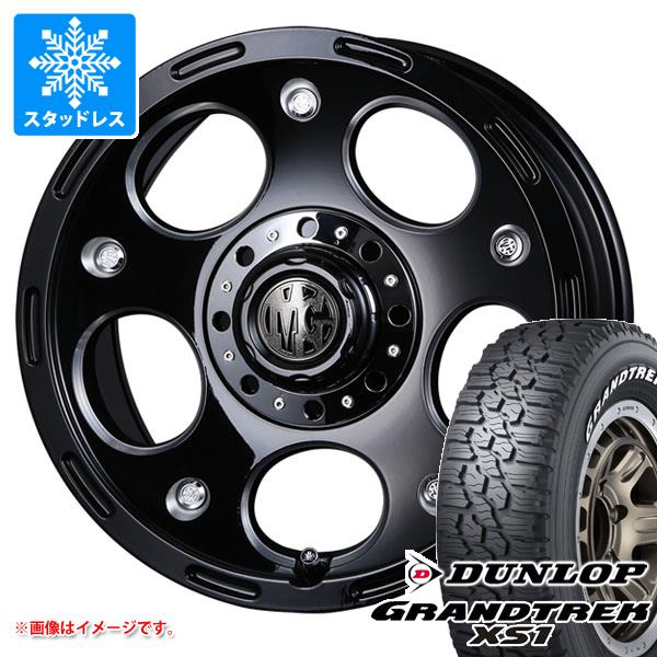 【タイヤ交換対象】5本セット スズキ ジムニーノマド JC74W用 スタッドレス ダンロップ グラントレック XS1 185/85R16 105/103L LT ホワイトレター クリムソン MG デーモン タイヤホイール5本セット 122,875円
