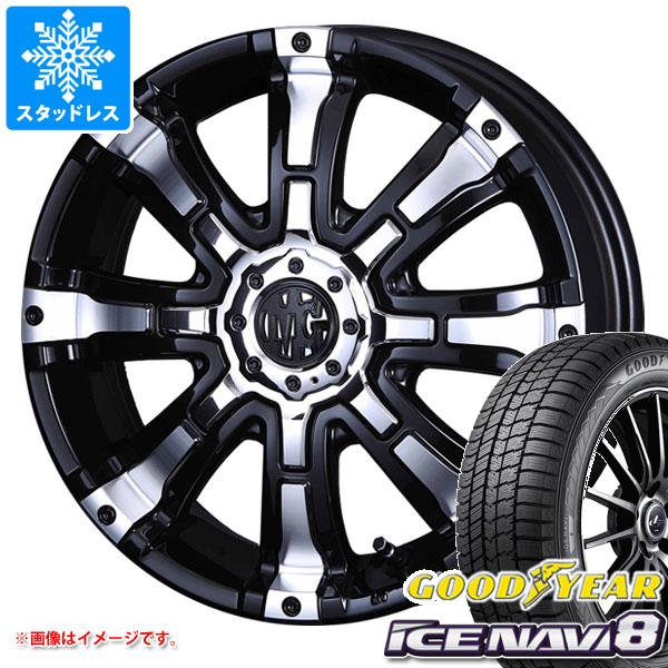 【タイヤ交換対象】タフト LA900系用 スタッドレス グッドイヤー アイスナビ8 165/65R15 81Q クリムソン MG ビースト タイヤホイール4本セット