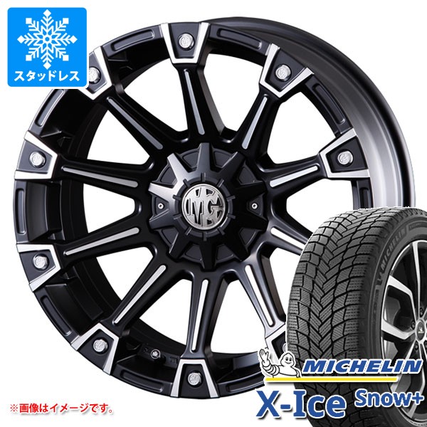 スタッドレスタイヤ ミシュラン エックスアイススノープラス 215/60R17 100H XL & クリムソン MG モンスター 7.0-17 タイヤホイール4本セット 215/60-17 MICHELIN X-ICE SNOW+|タイヤ1番