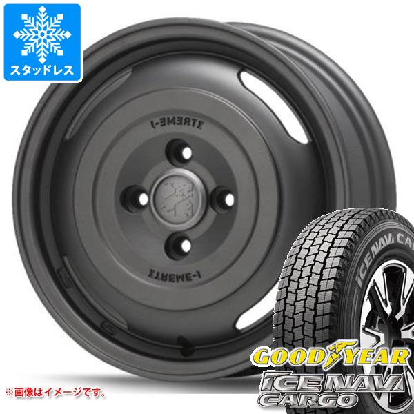 【タイヤ交換対象】サクシード プロボックス 50系用 スタッドレス グッドイヤー アイスナビカーゴ 165/80R14 91/90N (165R14 6PR相当) MLJ エクストリームJ ジャーニー タイヤホイール4本セット