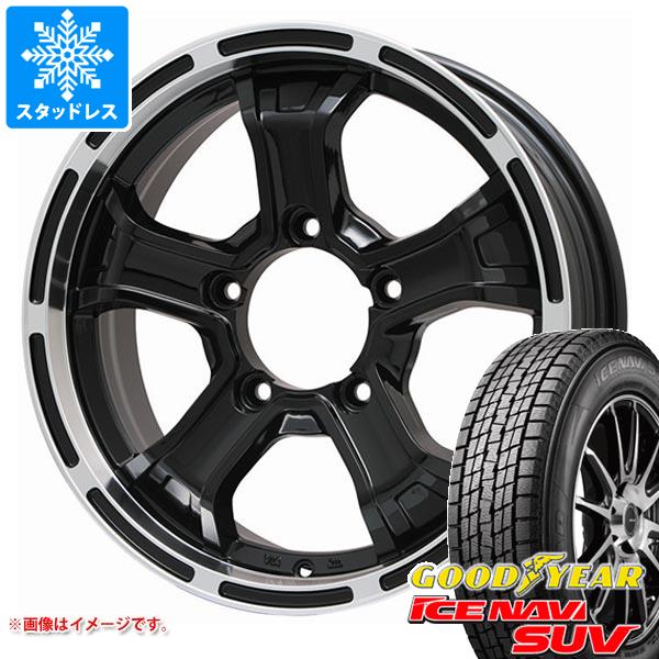 【タイヤ交換対象】5本セット スズキ ジムニーノマド JC74W用 スタッドレス グッドイヤー アイスナビ SUV 195/80R15 96Q B マッド K タイヤホイール5本セット
