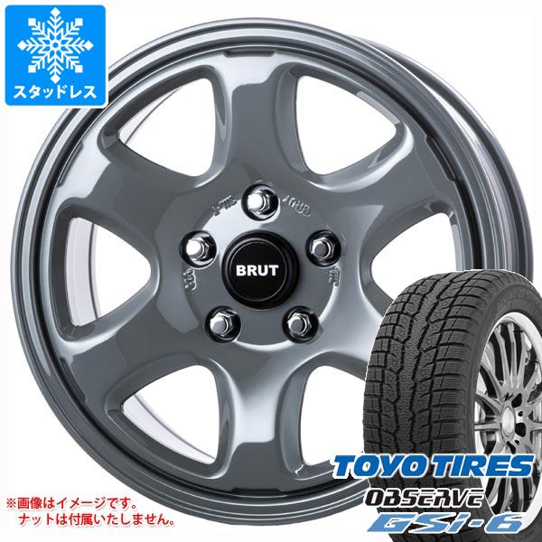 【タイヤ交換対象】ジープ ラングラー JK/JL系用 スタッドレス トーヨー オブザーブ GSi-6 265/70R17 115Q ブルート BR-44 タイヤホイール4本セット｜タイヤ１番