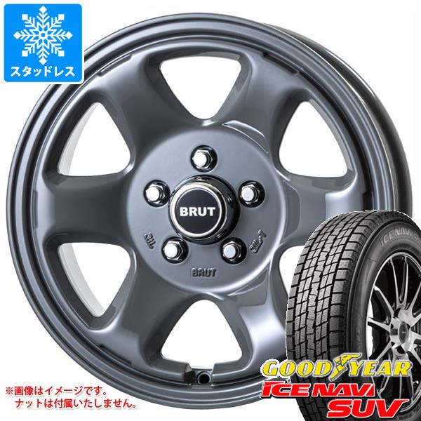 【タイヤ交換対象】スタッドレスタイヤ グッドイヤー アイスナビ SUV 225/70R16 103Q ＆ ブルート BR-44 デリカD:5用 6.5-16 タイヤホイール4本セット225/70-16 GOODYEAR ICE NAVI SUV｜タイヤ１番