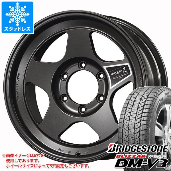 【タイヤ交換対象】ランドクルーザー250用 スタッドレス ブリヂストン ブリザック DM-V3 265/65R18 116Q XL ブラッドレー フォージド タクミ タイヤホイール4本セット
