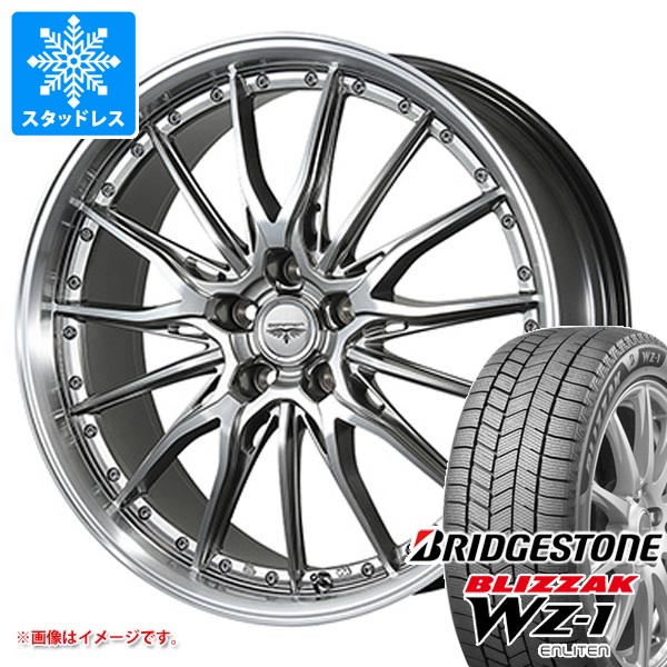 【タイヤ交換対象】スタッドレスタイヤ ブリヂストン ブリザック WZ-1 225/65R17 102Q ＆ ドルフレン ヒューヴァー 7.0-17 タイヤホイール4本セット225/65-17 BRIDGESTONE BLIZZAK WZ-1｜タイヤ１番
