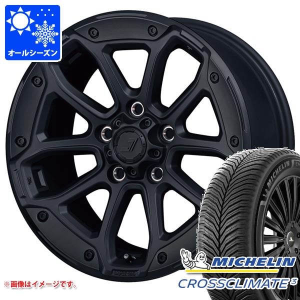 ミツビシ デリカD5用 オールシーズンタイヤ ミシュラン クロスクライメート3 235/65R17 108W XL ジェップセン MJCR 216 8.0-17 タイヤホイール4本セット|タイヤ1番