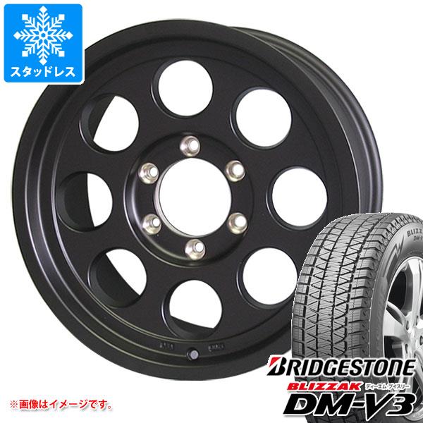 【タイヤ交換対象】トヨタ ランドクルーザー70 GRJ76K用 スタッドレス ブリヂストン ブリザック DM-V3 265/70R16 112Q ジムライン タイプ2 タイヤホイール4本セット