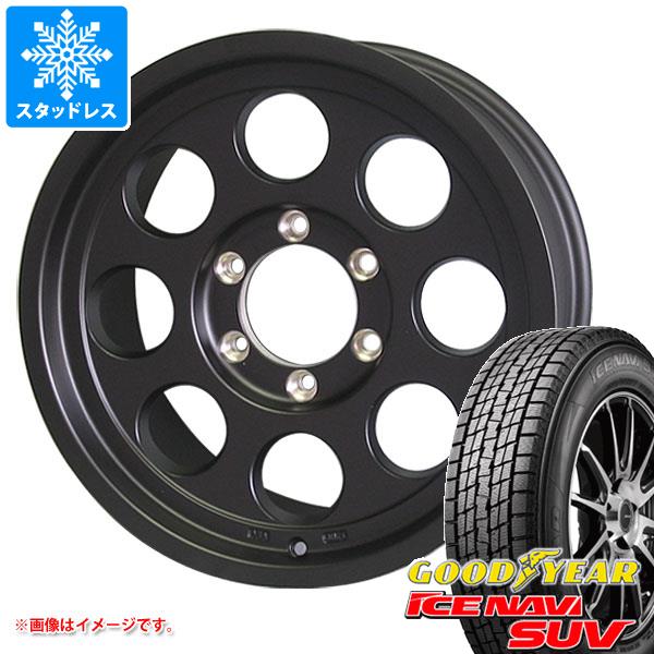 【タイヤ交換対象】スタッドレスタイヤ グッドイヤー アイスナビ SUV 265/70R16 112Q ＆ ジムライン タイプ2 8.0-16 タイヤホイール4本セット265/70-16 GOODYEAR ICE NAVI SUV｜タイヤ１番