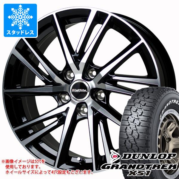 【タイヤ交換対象】スタッドレスタイヤ ダンロップ グラントレック XS1 215/70R16 100/97N ホワイトレター ＆ ラフィット LW-06 2 6.5-16 タイヤホイール4本セット215/70-16 DUNLOP GRANDTREK XS1｜タイヤ１番