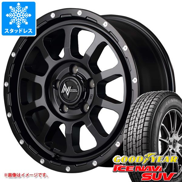 【タイヤ交換対象】スタッドレスタイヤ グッドイヤー アイスナビ SUV 225/65R17 102Q ＆ ナイトロパワー M10 パーシング 7.0-17 タイヤホイール4本セット225/65-17 GOODYEAR ICE NAVI SUV