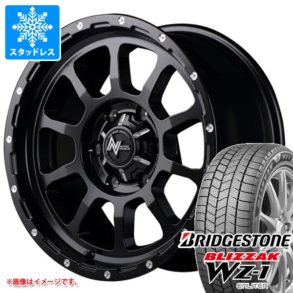 【タイヤ交換対象】トヨタ ランドクルーザー プラド 150系用 スタッドレス ブリヂストン ブリザック WZ-1 265/65R17 112Q 2025年10月発売サイズ ナイトロパワー M10 パーシング タイヤホイール4本セット
