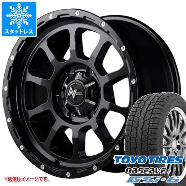【タイヤ交換対象】ハイラックス 120系用 スタッドレス トーヨー オブザーブ GSi-6 265/70R17 115Q ナイトロパワー M10 パーシング タイヤホイール4本セット|タイヤ1番