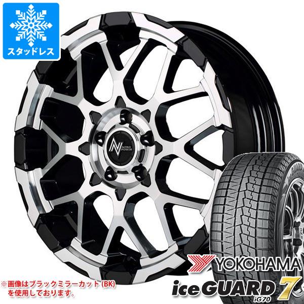 【タイヤ交換対象】スタッドレスタイヤ ヨコハマ アイスガードセブン iG70 235/60R18 107Q XL & ナイトロパワー M28 バレット 7.0-18 タイヤホイール4本セット235/60-18 YOKOHAMA iceGUARD 7 iG70|タイヤ1番