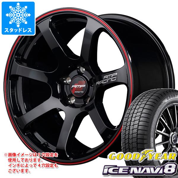 【タイヤ交換対象】スタッドレスタイヤ グッドイヤー アイスナビ8 165/60R15 77Q ＆ MID レーシング R07 5.0-15 タイヤホイール4本セット165/60-15 GOODYEAR ICE NAVI 8｜タイヤ１番 71,335円