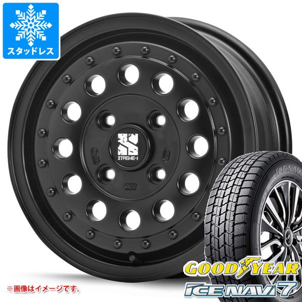 2026年製 スタッドレスタイヤ グッドイヤー アイスナビ7 165/55R14 72Q & MLJ エクストリームJ ラギッド 5.0-14 タイヤホイール4本セット 165/55-14 GOODYEAR ICE NAVI7|タイヤ1番