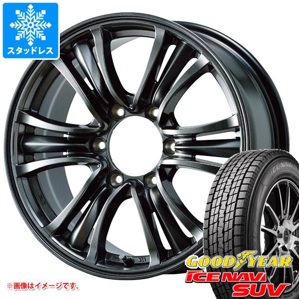【タイヤ交換対象】パジェロ V98用 スタッドレス グッドイヤー アイスナビ SUV 265/65R17 112Q バザルト エックスタイプ2 タイヤホイール4本セット|タイヤ1番