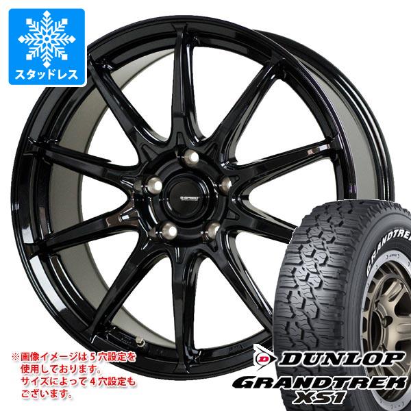 【タイヤ交換対象】スタッドレスタイヤ ダンロップ グラントレック XS1 215/70R16 100/97N ホワイトレター & ジースピード G-05 6.5-16 タイヤホイール4本セット215/70-16 DUNLOP GRANDTREK XS1|タイヤ1番