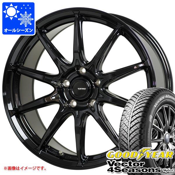 【タイヤ交換対象】オールシーズン 185/65R15 88H グッドイヤー ベクター 4シーズンズ ハイブリッド ジースピード G-05 6.0-15 タイヤホイール4本セット