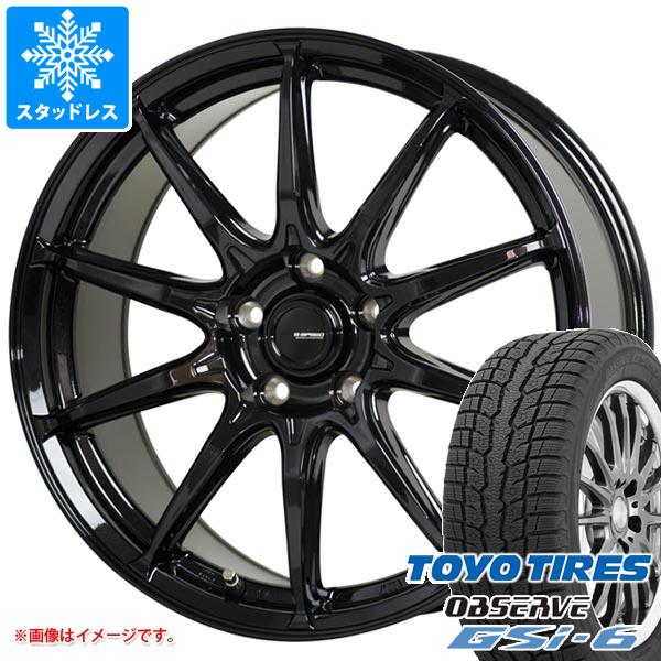 【タイヤ交換対象】スタッドレスタイヤ トーヨー オブザーブ GSi-6 215/70R16 100Q ＆ ジースピード G-05 6.5-16 タイヤホイール4本セット215/70-16 TOYO OBSERVE GSi-6｜タイヤ１番
