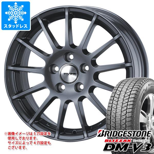 【タイヤ交換対象】メルセデスベンツ X253 AMG GLC43用 スタッドレス ブリヂストン ブリザック DM-V3 235/60R18 107Q XL アーヴィン F01 タイヤホイール4本セット