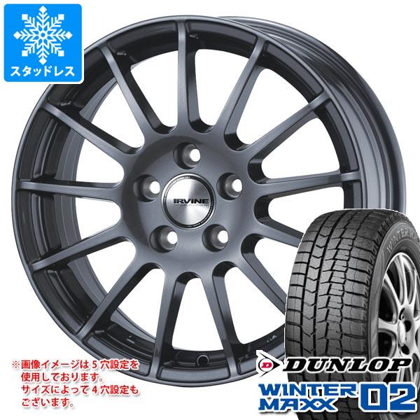 【タイヤ交換対象】アウディ SQ2 GAD系用 スタッドレス ダンロップ ウインターマックス02 WM02 215/55R17 94Q アーヴィン F01 タイヤホイール4本セット｜タイヤ１番
