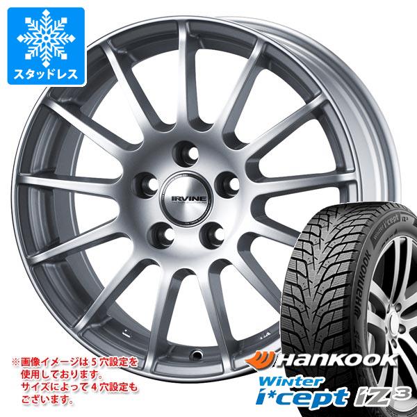 【タイヤ交換対象】アウディ TT 8J系用 スタッドレス ハンコック ウィンターアイセプト iZ3 W636 225/50R17 98H XL アーヴィン F01 タイヤホイール4本セット