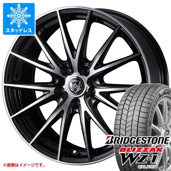 【タイヤ交換対象】スタッドレスタイヤ ブリヂストン ブリザック WZ-1 175/70R14 84Q ＆ ライツレー VS 5.5-14 タイヤホイール4本セット175/70-14 BRIDGESTONE BLIZZAK WZ-1｜タイヤ１番 66,495円