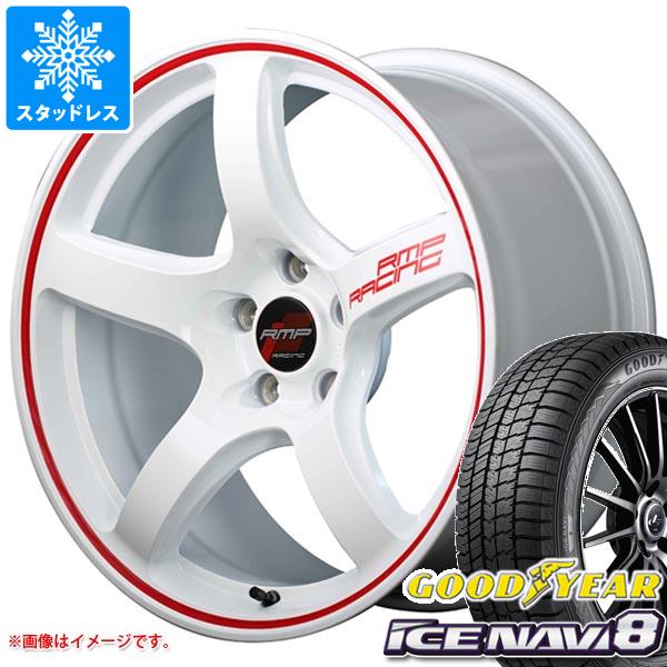 【タイヤ交換対象】シビック タイプR FK8用 スタッドレス グッドイヤー アイスナビ8 245/40R18 93Q MID レーシング R50 タイヤホイール4本セット|タイヤ1番