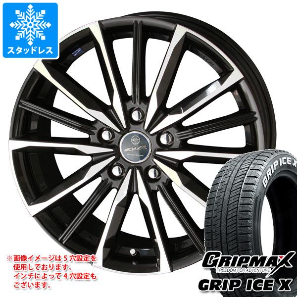 【タイヤ交換対象】スタッドレスタイヤ グリップマックス グリップアイスエックス 215/60R16 95T ホワイトレター ＆ スマック ヴァルキリー 6.5-16 タイヤホイール4本セット215/60-16 GRIP MAX GRIP ICE X WL
