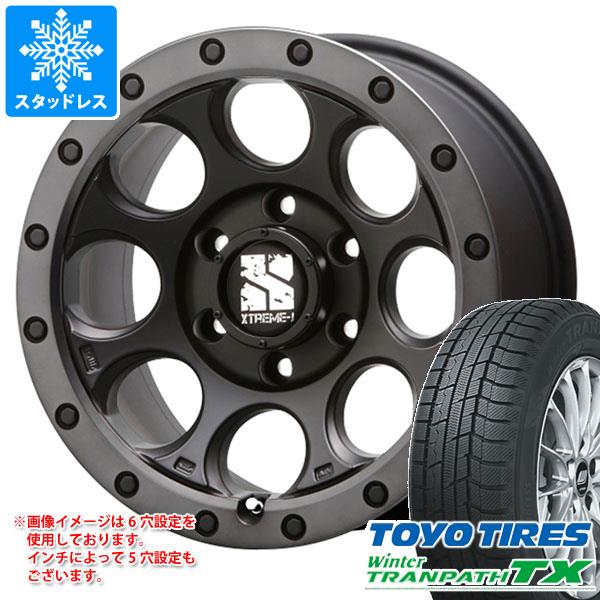 【タイヤ交換対象】デリカD:5用 スタッドレス トーヨー ウィンタートランパス TX 225/65R17 102Q MLJ エクストリームJ XJ03 タイヤホイール4本セット|タイヤ1番