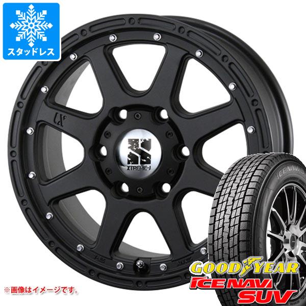 【タイヤ交換対象】スタッドレスタイヤ グッドイヤー アイスナビ SUV 265/65R17 112Q & MLJ エクストリームJ 7.5-17 タイヤホイール4本セット265/65-17 GOODYEAR ICE NAVI SUV|タイヤ1番