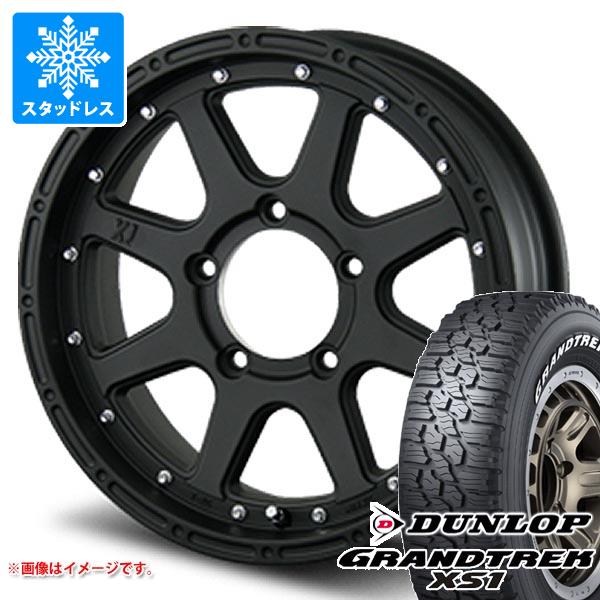 【タイヤ交換対象】ジムニー JB64W用 スタッドレス ダンロップ グラントレック XS1 LT215/70R16 100/97N ホワイトレター MLJ エクストリームJ タイヤホイール4本セット|タイヤ1番