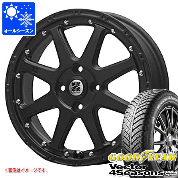 【タイヤ交換対象】オールシーズン 165/55R15 75H グッドイヤー ベクター 4シーズンズ ハイブリッド MLJ エクストリームJ 4.5-15 タイヤホイール4本セット｜タイヤ１番