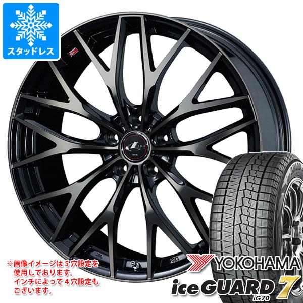 【タイヤ交換対象】クロストレック GU系用 スタッドレス ヨコハマ アイスガードセブン iG70 225/60R17 99Q レオニス MX タイヤホイール4本セット｜タイヤ１番