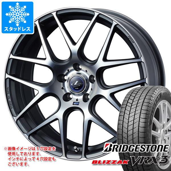 【タイヤ交換対象】クロストレック GU系用 スタッドレス ブリヂストン ブリザック VRX3 225/60R17 99Q レオニス ナヴィア 06 タイヤホイール4本セット|タイヤ1番