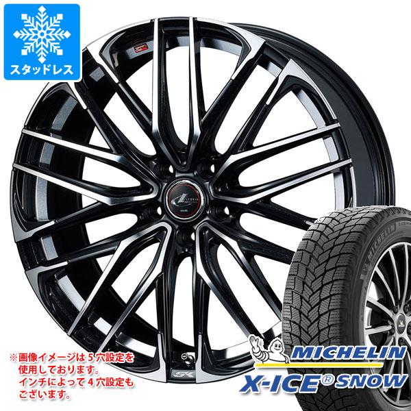 【タイヤ交換対象】ノート E13系用 スタッドレス ミシュラン エックスアイススノー 185/65R15 92T XL レオニス SK タイヤホイール4本セット