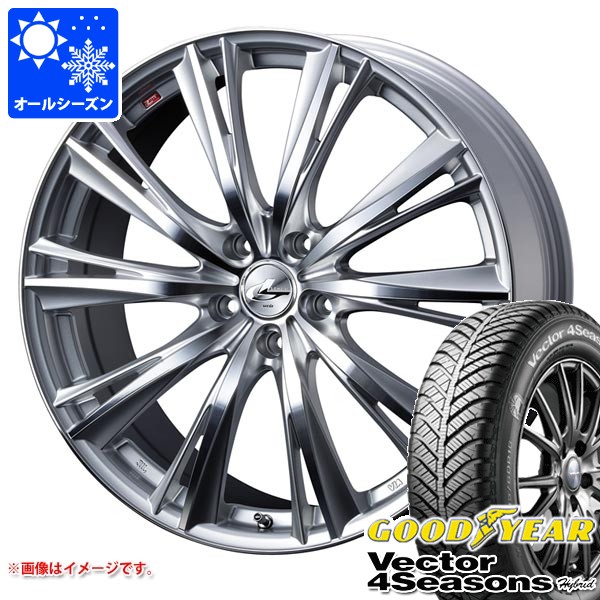オールシーズン 185/55R16 83H グッドイヤー ベクター 4シーズンズ ハイブリッド レオニス WX 6.0-16 タイヤホイール4本セット|タイヤ1番
