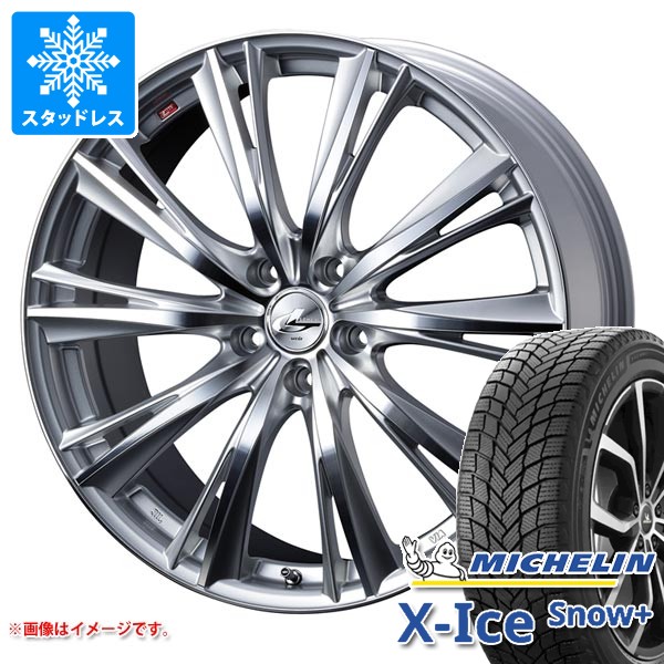 スタッドレスタイヤ ミシュラン エックスアイススノープラス 235/60R18 107H XL & レオニス WX 8.0-18 タイヤホイール4本セット 235/60-18 MICHELIN X-ICE SNOW+|タイヤ1番