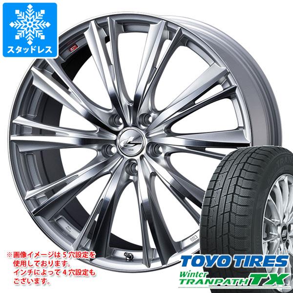 【タイヤ交換対象】スタッドレスタイヤ トーヨー ウィンタートランパス TX 215/55R18 95Q ＆ レオニス WX 7.0-18 タイヤホイール4本セット215/55-18 TOYO Winter TRANPATH TX｜タイヤ１番