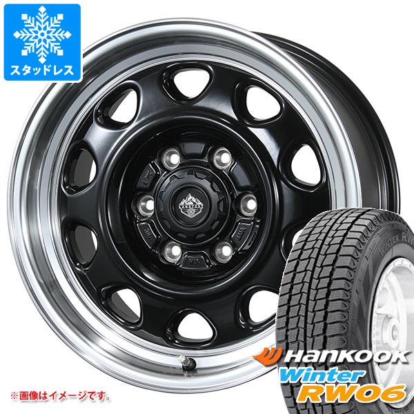 【タイヤ交換対象】ハイエース 200系用 スタッドレス ハンコック ウィンター RW06 195/80R15 107/105L ランドフット SWZ タイヤホイール4本セット｜タイヤ１番 68,640円