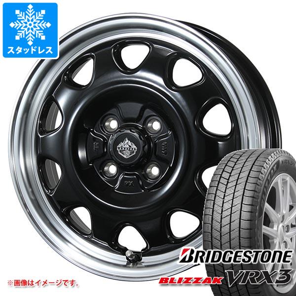 【タイヤ交換対象】スタッドレスタイヤ ブリヂストン ブリザック VRX3 185/55R16 83Q ＆ ランドフット SWZ 6.0-16 タイヤホイール4本セット185/55-16 BRIDGESTONE BLIZZAK VRX3