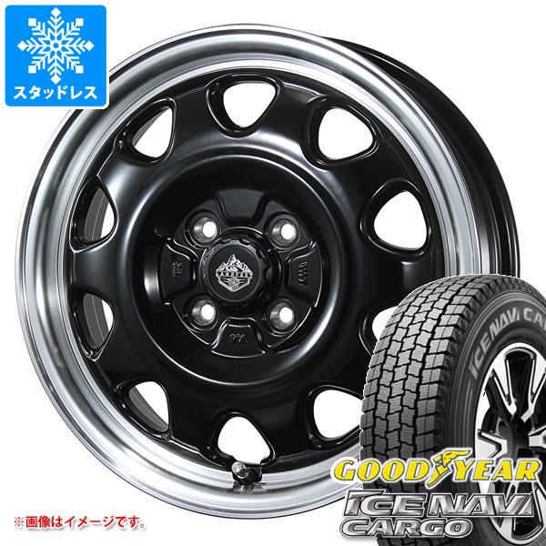 【タイヤ交換対象】NV200バネット M20用 スタッドレス グッドイヤー アイスナビカーゴ 175/80R14 99/98N (175R14 8PR相当) ランドフット SWZ タイヤホイール4本セット