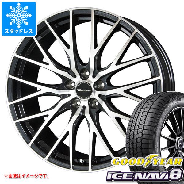 【タイヤ交換対象】スタッドレスタイヤ グッドイヤー アイスナビ8 235/50R18 97Q ＆ プレシャス HM-1 V-2 8.0-18 タイヤホイール4本セット235/50-18 GOODYEAR ICE NAVI 8｜タイヤ１番