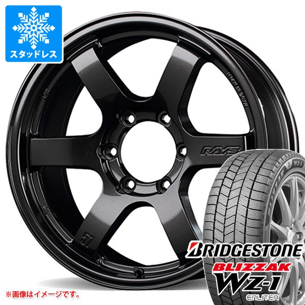 【タイヤ交換対象】トヨタ ランドクルーザー300用 スタッドレス ブリヂストン ブリザック WZ-1 265/65R18 116Q XL 2025年10月発売サイズ レイズ グラムライツ 57DR-X タイヤホイール4本セット