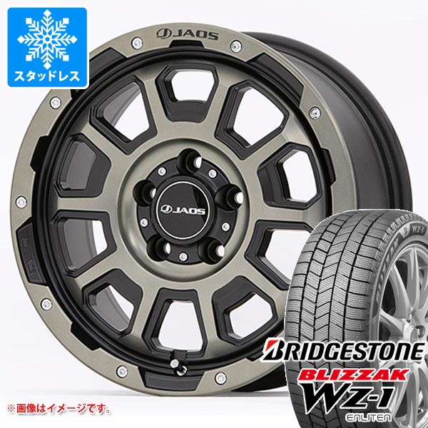 【タイヤ交換対象】ニッサン T32エクストレイル用 スタッドレス ブリヂストン ブリザック WZ-1 235/65R17 108Q XL ジャオス アダマス BL5 タイヤホイール4本セット