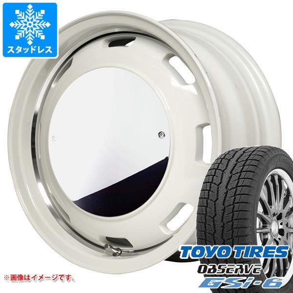 【タイヤ交換対象】スズキ ジムニーノマド JC74W用 スタッドレス トーヨー オブザーブ GSi-6 215/70R16 100Q ガルシア シスコムーン タイヤホイール4本セット