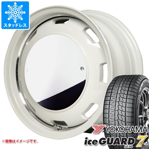 【タイヤ交換対象】スタッドレスタイヤ ヨコハマ アイスガードセブン iG70 155/65R14 75Q ＆ ガルシア シスコムーン 4.5-14 タイヤホイール4本セット155/65-14 YOKOHAMA iceGUARD 7 iG70