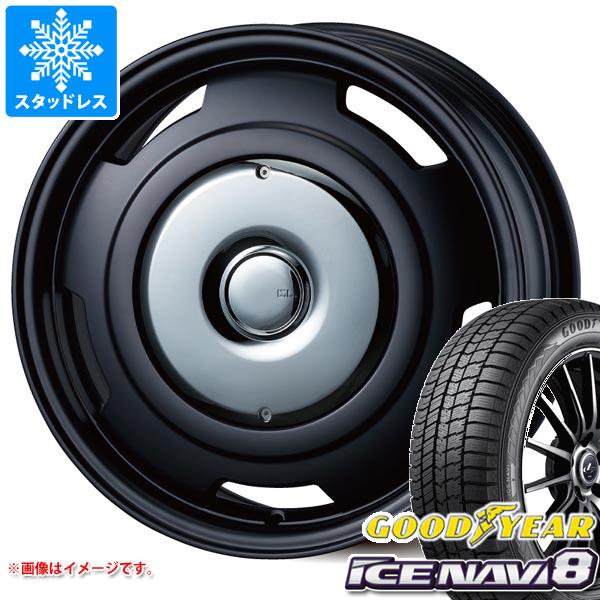 【タイヤ交換対象】MINI ミニ F55/F56用 スタッドレス グッドイヤー アイスナビ8 195/55R16 87Q コレクティブライン ビター タイヤホイール4本セット