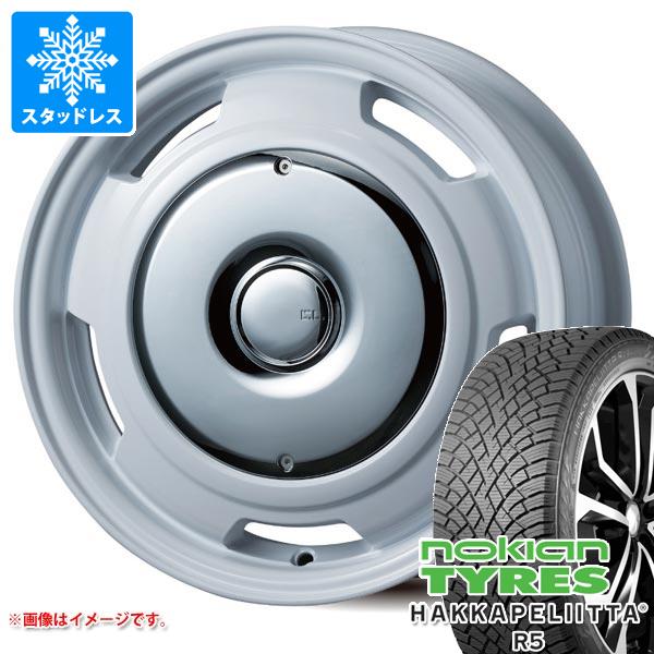 【タイヤ交換対象】シトロエン C5エアクロス C84系用 スタッドレス ノキアン ハッカペリッタ R5 SUV 215/70R16 100R コレクティブライン ラテ タイヤホイール4本セット